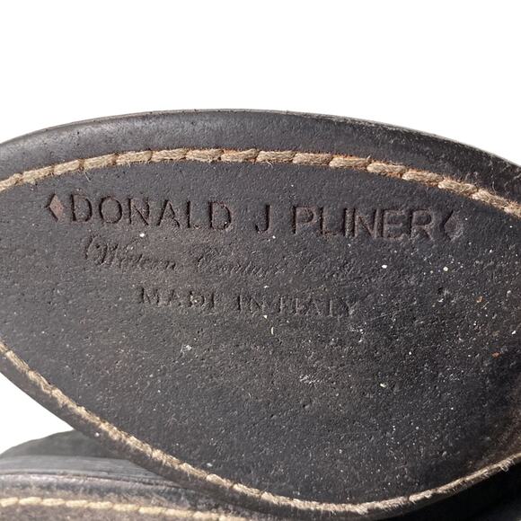 Donald J. Pliner Black Heeled Boots - Picture 9 of 11